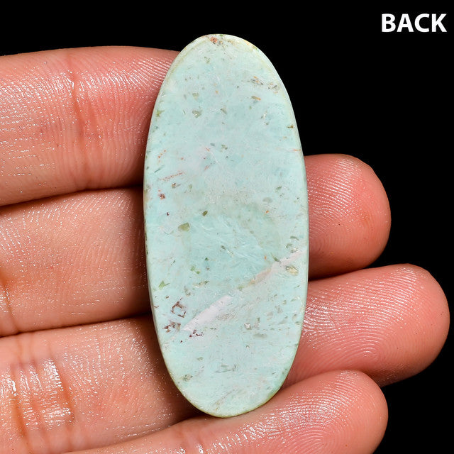 Supreme Top Grade Quality 100% Natural Chrysocolla Oval Shape Cabochon Loose Gemstone For Making Jewelry 28 Ct. 41X18X5 mm ST-18