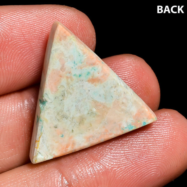 Tempting Top Grade Quality 100% Natural Chrysocolla Triangle Shape Cabochon Loose Gemstone For Making Jewelry 18 Ct. 23X23X6 mm ST-19
