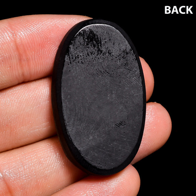 Classic Top Grade Quality 100% Natural Abalone Shell Oval Shape Cabochon Loose Gemstone For Making Jewelry 51 Ct. 38X23X7 mm ST-21