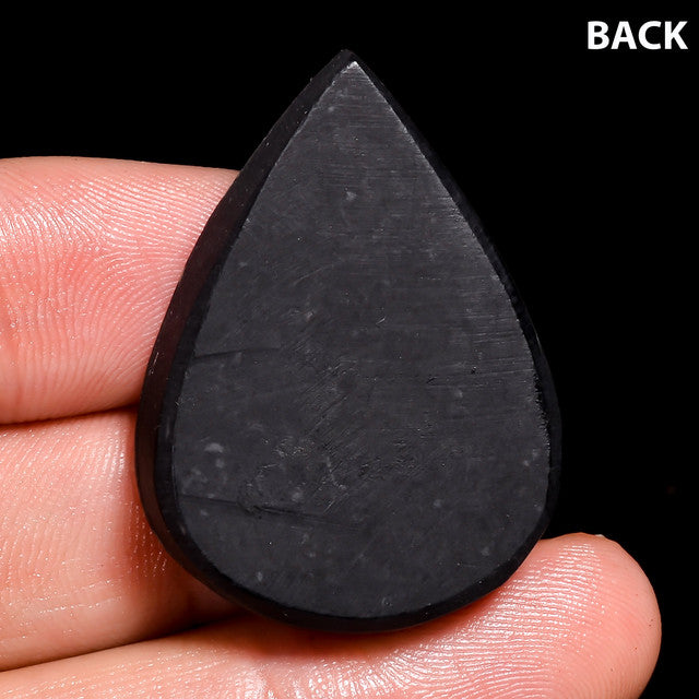 Dazzling Top Grade Quality 100% Natural Abalone Shell Pear Shape Cabochon Loose Gemstone For Making Jewelry 49.5 Ct. 35X25X7 mm ST-22