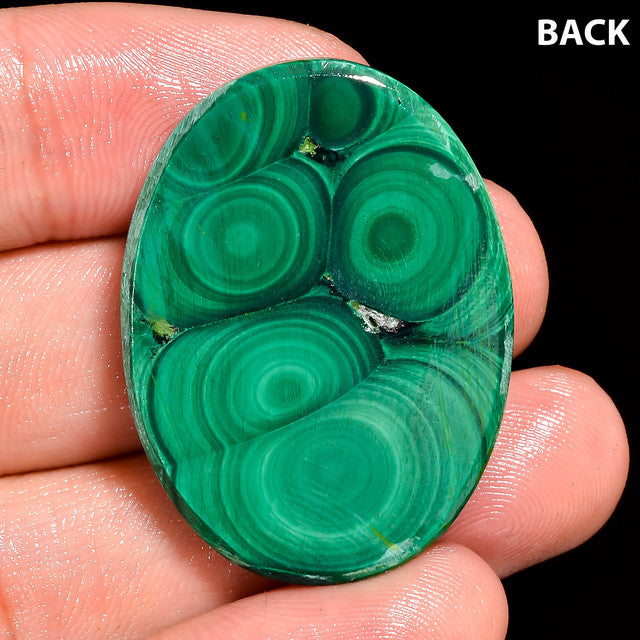 Fabulous Top Grade Quality 100% Natural Malachite Oval Shape Cabochon Loose Gemstone For Making Jewelry 61.5 Ct. 35X26X5 mm ST-26