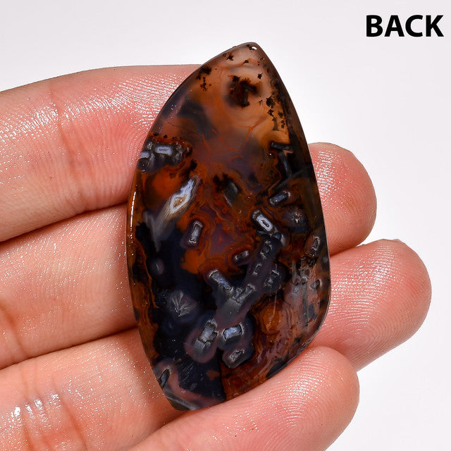 Marvellous Top Grade Quality 100% Natural Stick Agate Fancy Shape Cabochon Loose Gemstone For Making Jewelry 44 Ct. 40X23X6 mm ST-42