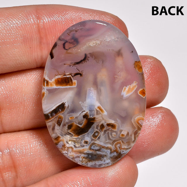 Mind Blowing Top Grade Quality 100% Natural Stick Agate Oval Shape Cabochon Loose Gemstone For Making Jewelry 56 Ct. 37X26X6 mm ST-43