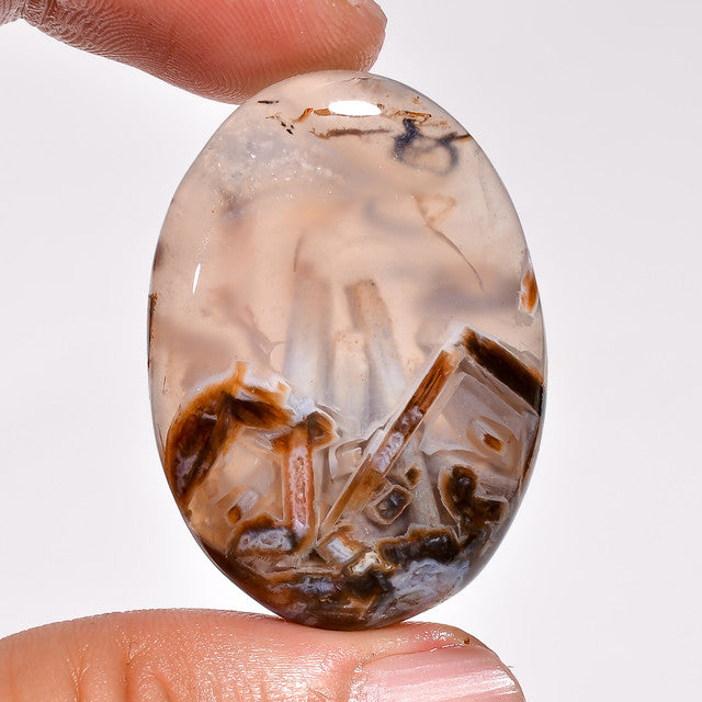 Mind Blowing Top Grade Quality 100% Natural Stick Agate Oval Shape Cabochon Loose Gemstone For Making Jewelry 56 Ct. 37X26X6 mm ST-43