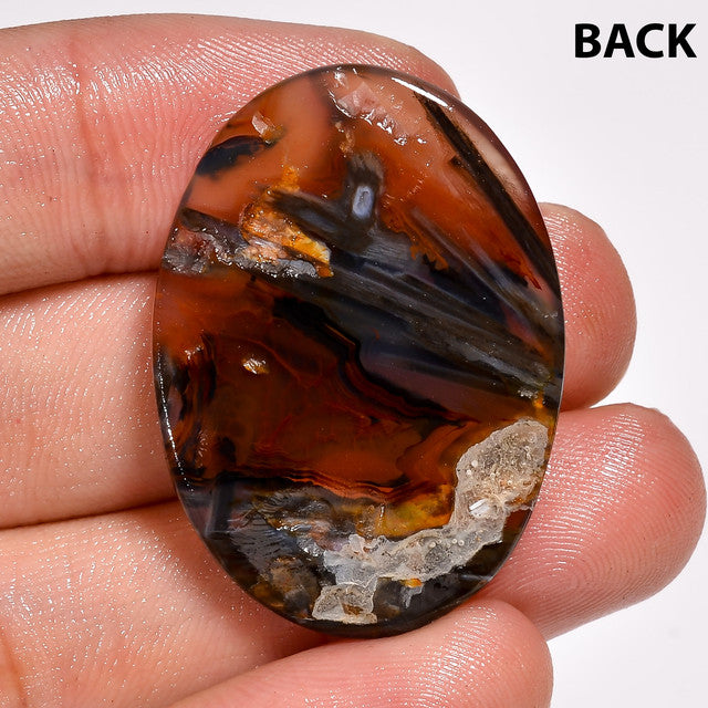Splendid Top Grade Quality 100% Natural Stick Agate Oval Shape Cabochon Loose Gemstone For Making Jewelry 31 Ct. 34X25X4 mm ST-45
