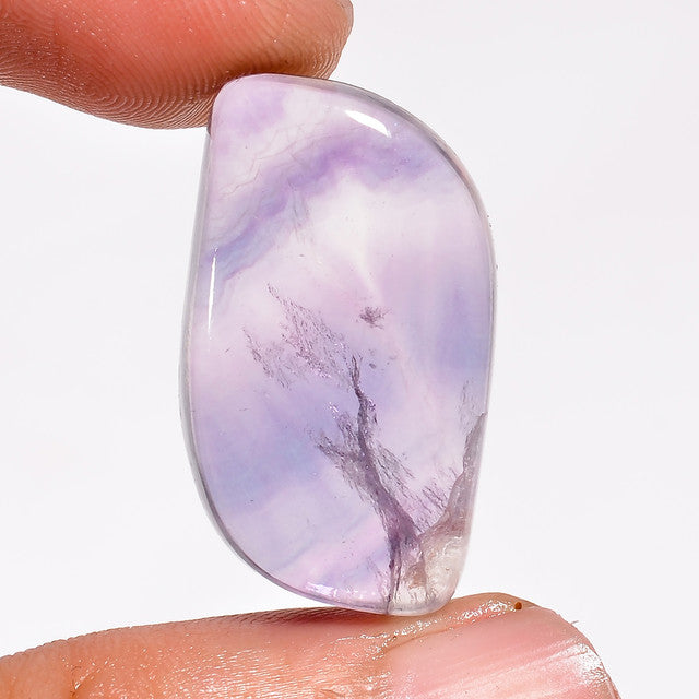 Supreme Top Grade Quality 100% Natural Fluorite Radiant Shape Cabochon Loose Gemstone For Making Jewelry 32 Ct. 25X15X6 mm ST-48