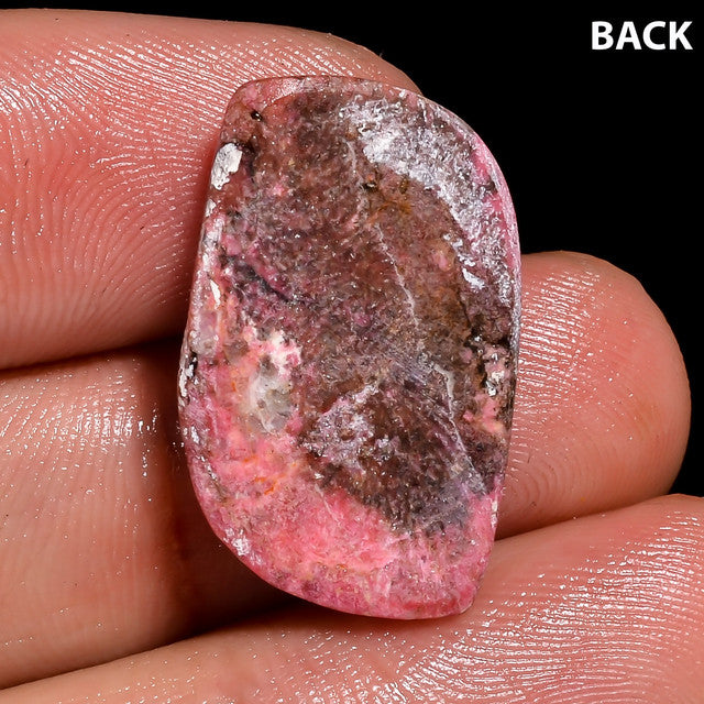 Elegant Top Grade Quality 100% Natural Pink Thulite Fancy Shape Cabochon Loose Gemstone For Making Jewelry 17 Ct. 23X15X5 mm ST-6