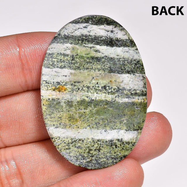 Fabulous Top Grade Quality 100% Natural Green Swiss Opal Oval Shape Cabochon Loose Gemstone For Making Jewelry 51 Ct. 42X29X5 mm ST-7