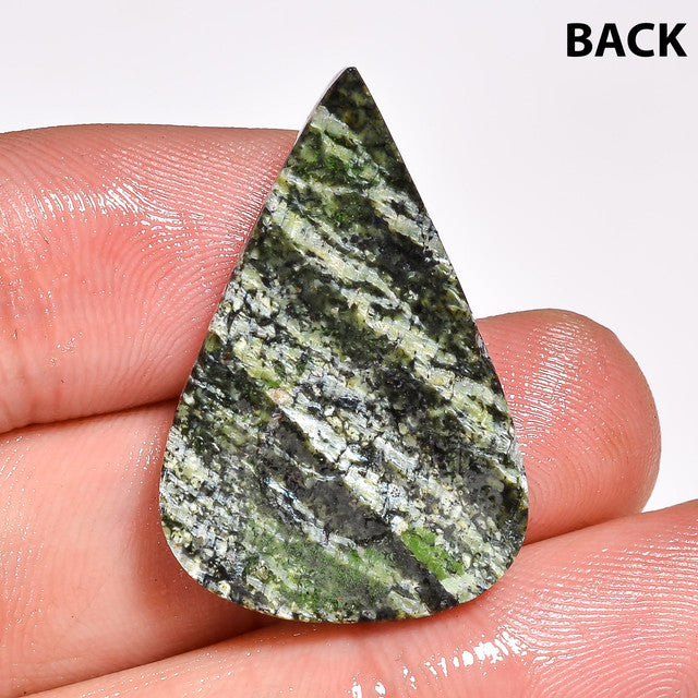 Gorgeous Top Grade Quality 100% Natural Green Swiss Opal Pear Shape Cabochon Loose Gemstone For Making Jewelry 21.5 Ct. 29X19X5 mm ST-9